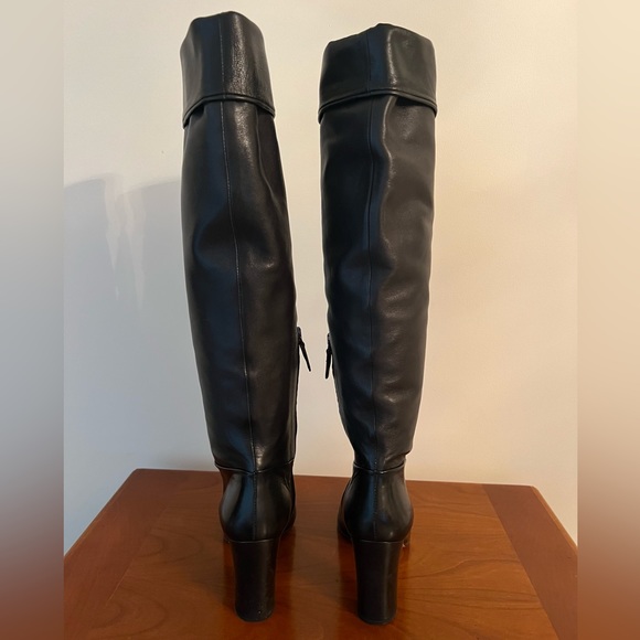 PRADA Black Heeled Zipper Tall Boots EU 36 - Picture 3 of 9
